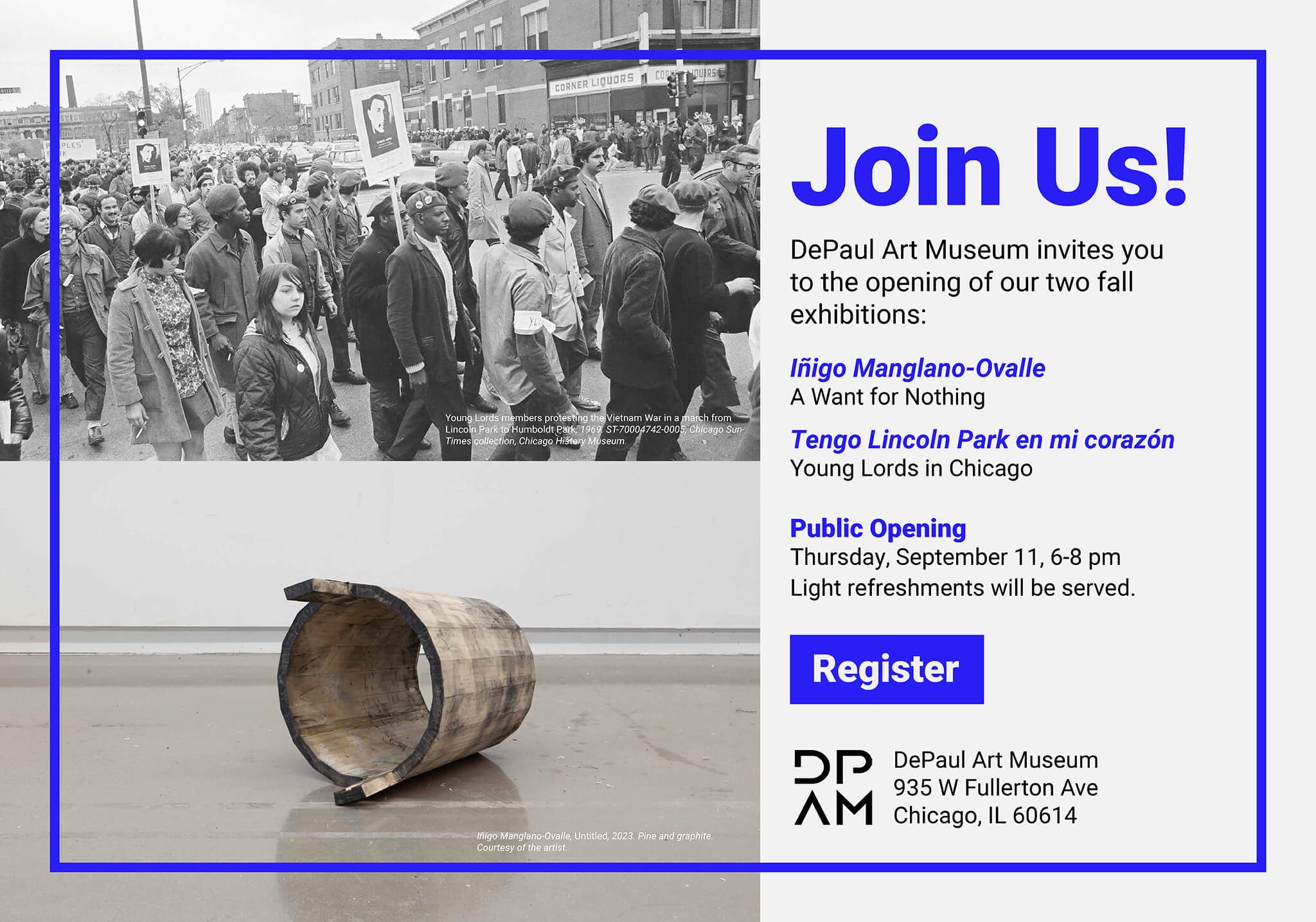 Opening Reception: Tengo Lincoln Park en Mi Corazón: Young Lords in&nbsp;Chicago