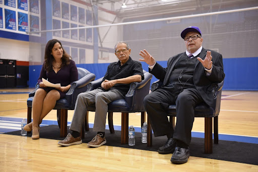 Three speakers at the symposium